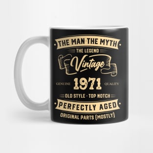 The Legend Vintage 1971 Perfectly Aged Mug